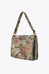 The Expandable Messenger Tote in Vintage Floral